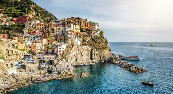 Manarola, Cinque Terre Coast of Italy.